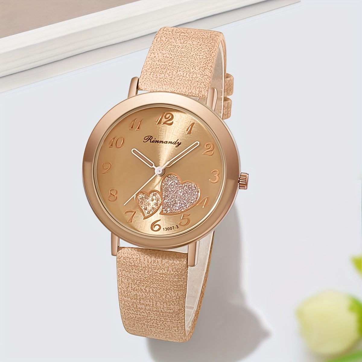 Women's Quartz Watch - Cute Shiny Heart Candy Color Fashion Analog Wristwatch Colorful Casual - product detail view 18