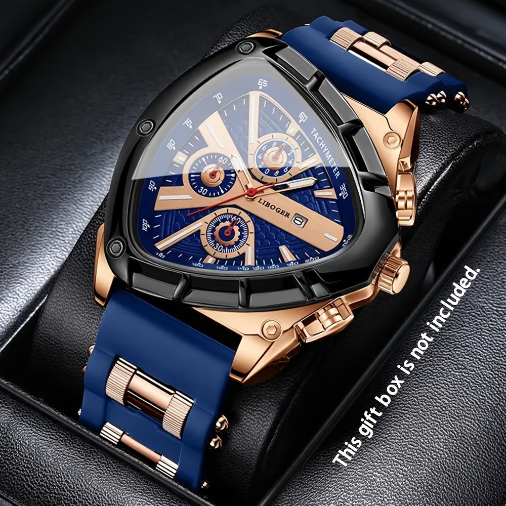 Men's Quartz Watch - 's Casual Fashion Date Calendar Display Analog Pointer Single or 2pcs Set - product detail view 60