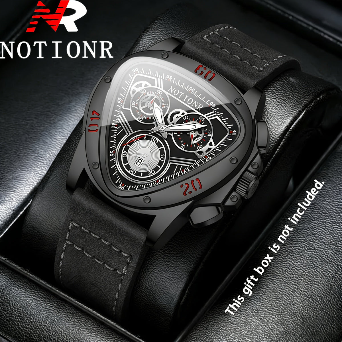 Men's Quartz Watch - 's Casual Fashion Date Calendar Display Analog Pointer Single or 2pcs Set - product detail view 65