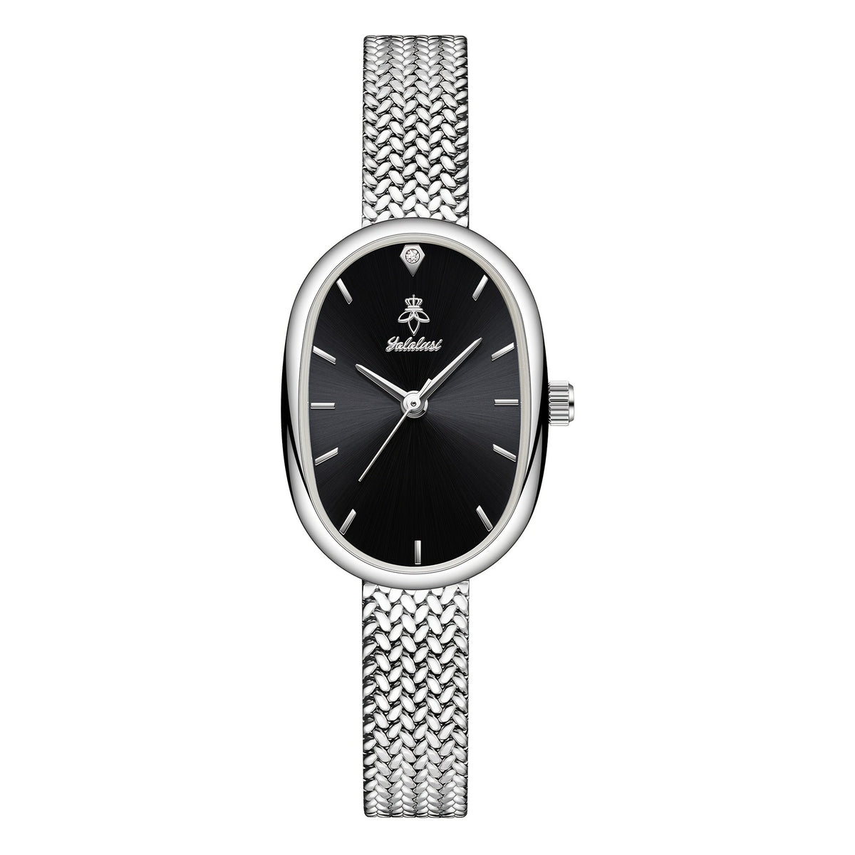 Women's Quartz Watch - 's Elegant Oval Dial Leaf Pattern Bracelet Strap with Gift Box, Stylish - product detail view 31