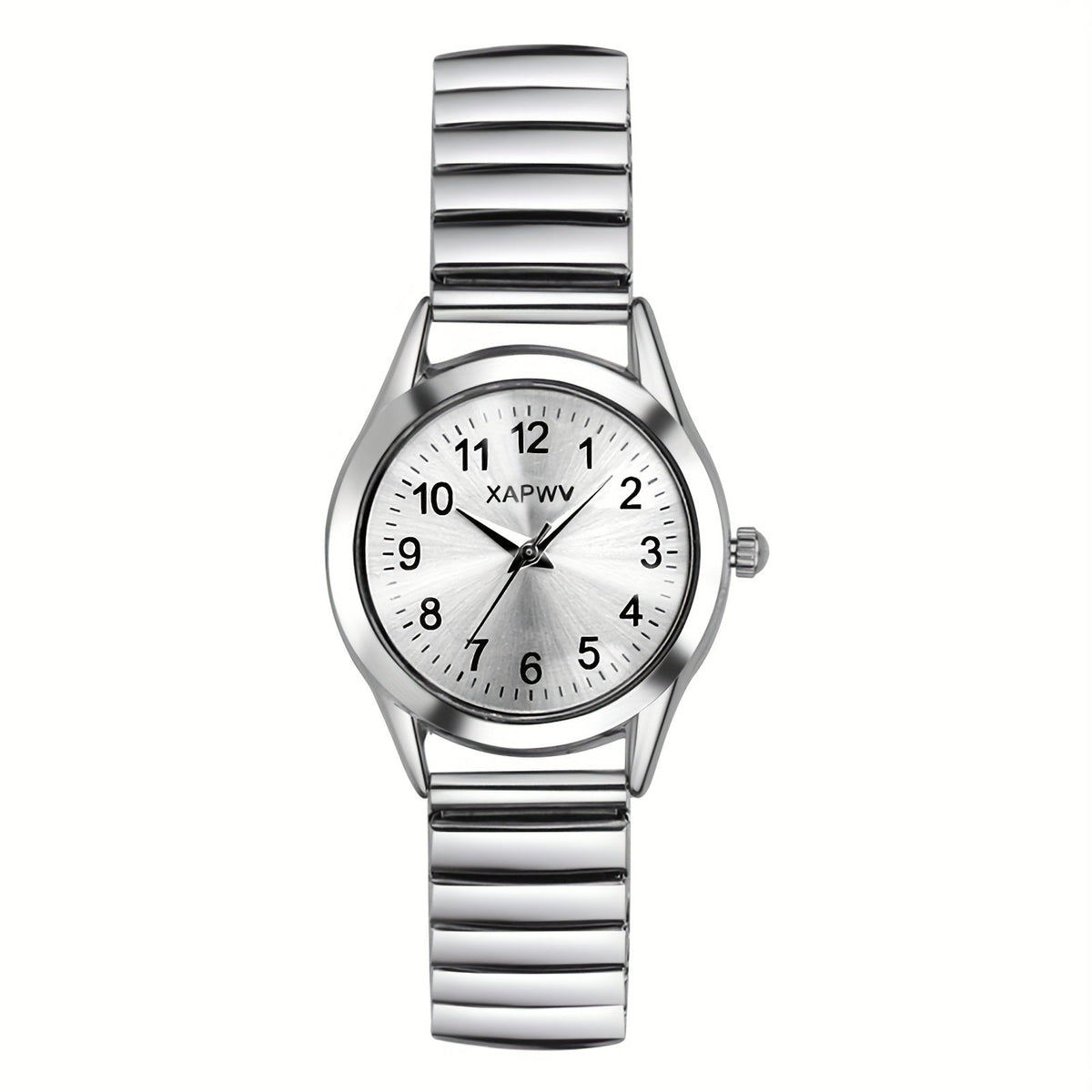Women's Quartz Watch - Stretch Strap for Girls Elastic Alloy Band Wristwatch Luminous Hands Large - product detail view 29
