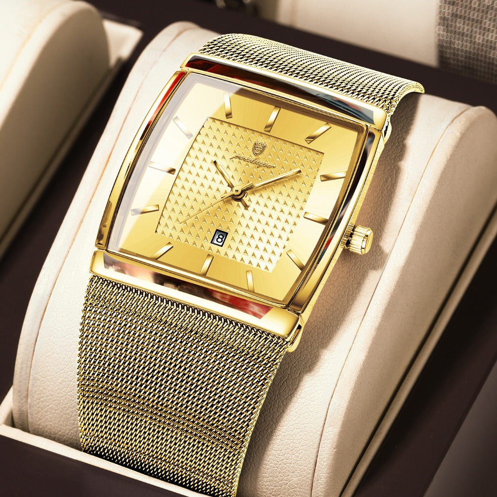 Men's Watch - 's Waterproof Fashion 3ATM Water Resistant, Stainless Steel Mesh Band - product detail view 23