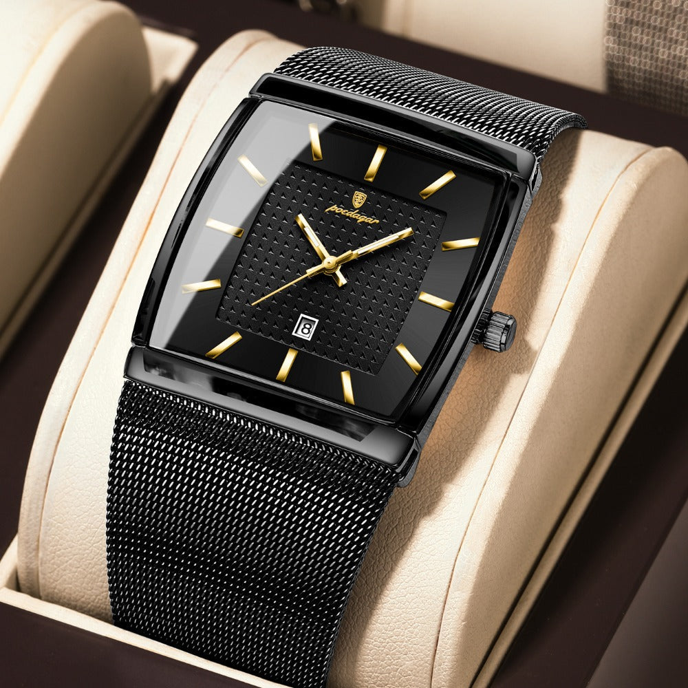 Men's Watch - 's Waterproof Fashion 3ATM Water Resistant, Stainless Steel Mesh Band - product detail view 24