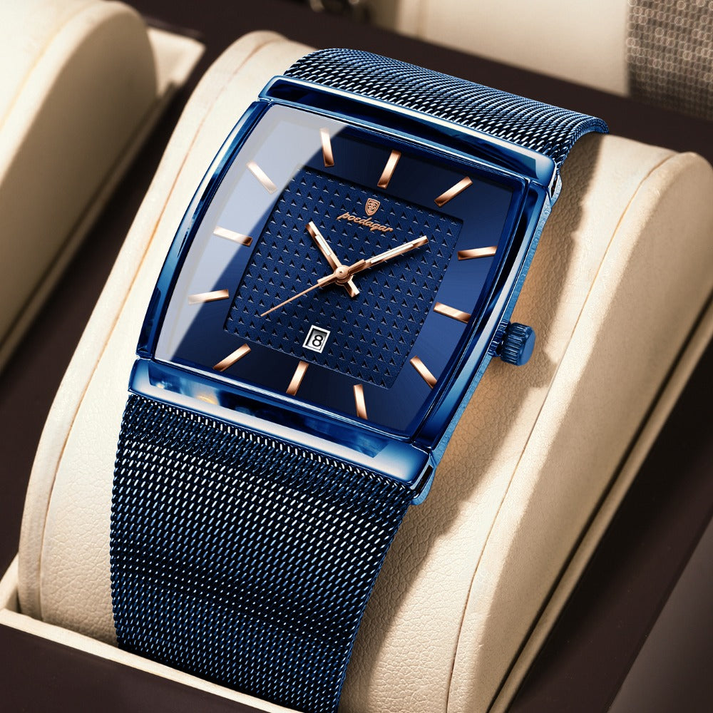 Men's Watch - 's Waterproof Fashion 3ATM Water Resistant, Stainless Steel Mesh Band - product detail view 25