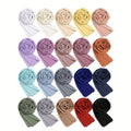 20-Pack Chiffon Hijab Scarf Set in Twenty Colors with Long Head Wrap Styling for Daily Outfits
