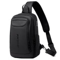 Sling Bag – Multi-Pocket Crossbody with Padded Compartment for Tablets up to 9.7 Inches for Travel and Commuting