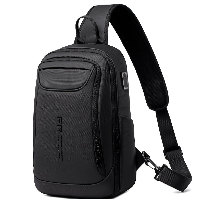 Sling Bag – Multi-Pocket Crossbody with Padded Compartment for Tablets up to 9.7 Inches for Travel and Commuting