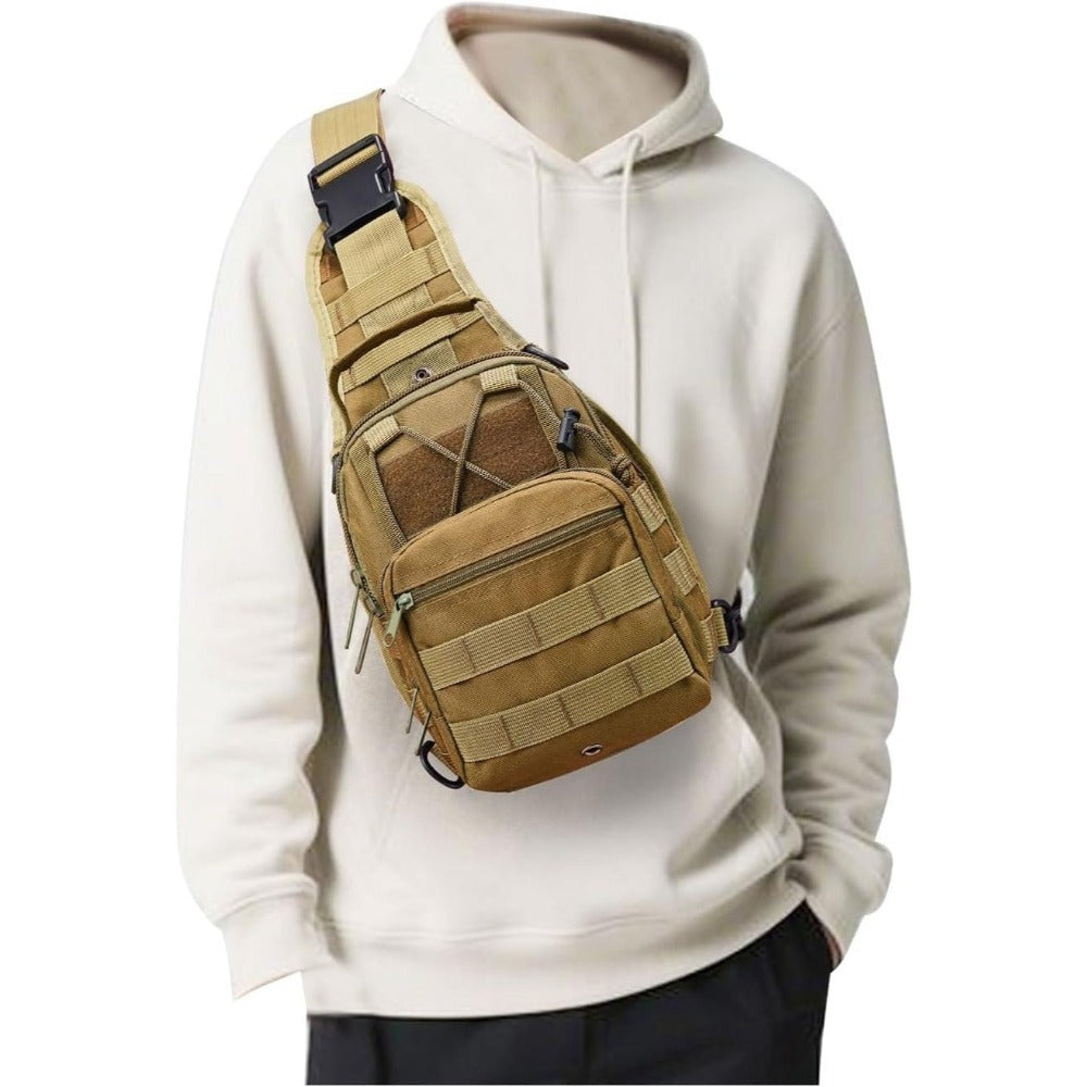 Sling Bag – for Work & Everyday Use, Tactical Chest Molle Edc Sling – detail view 5
