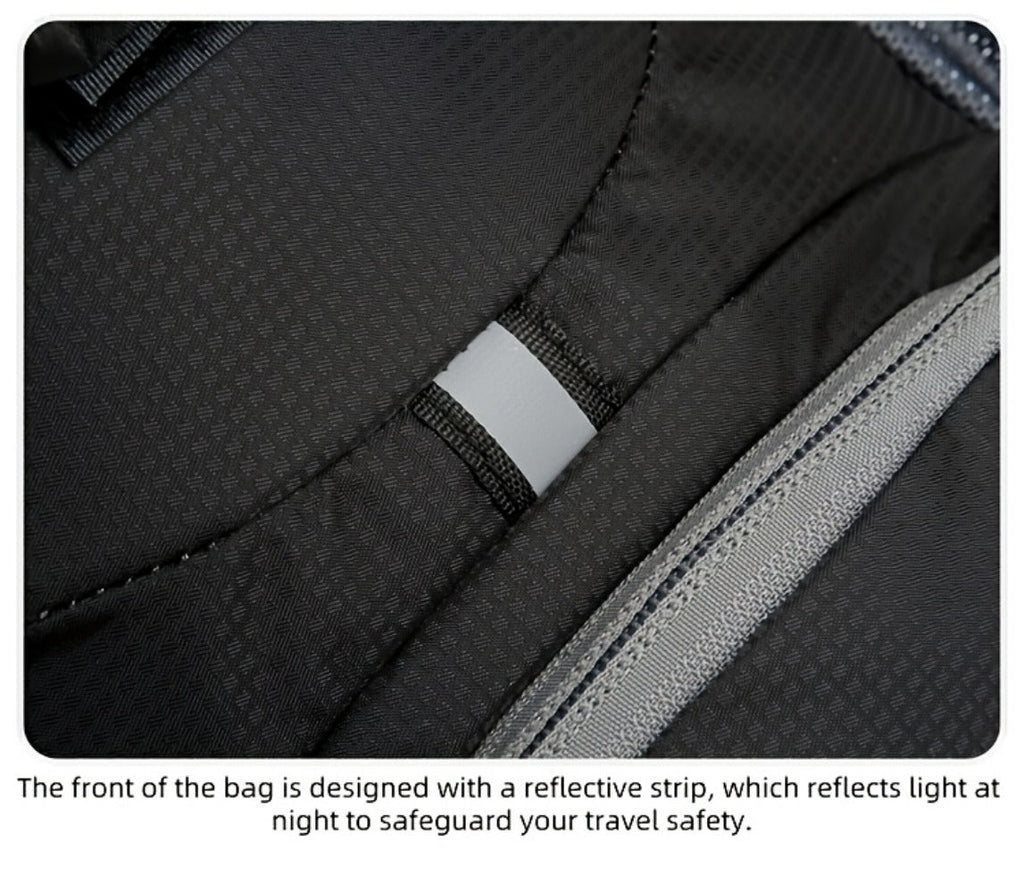 Sling Bag – Nylon, Large Capacity, Adjustable Strap, Multi Pocket – detail view 36