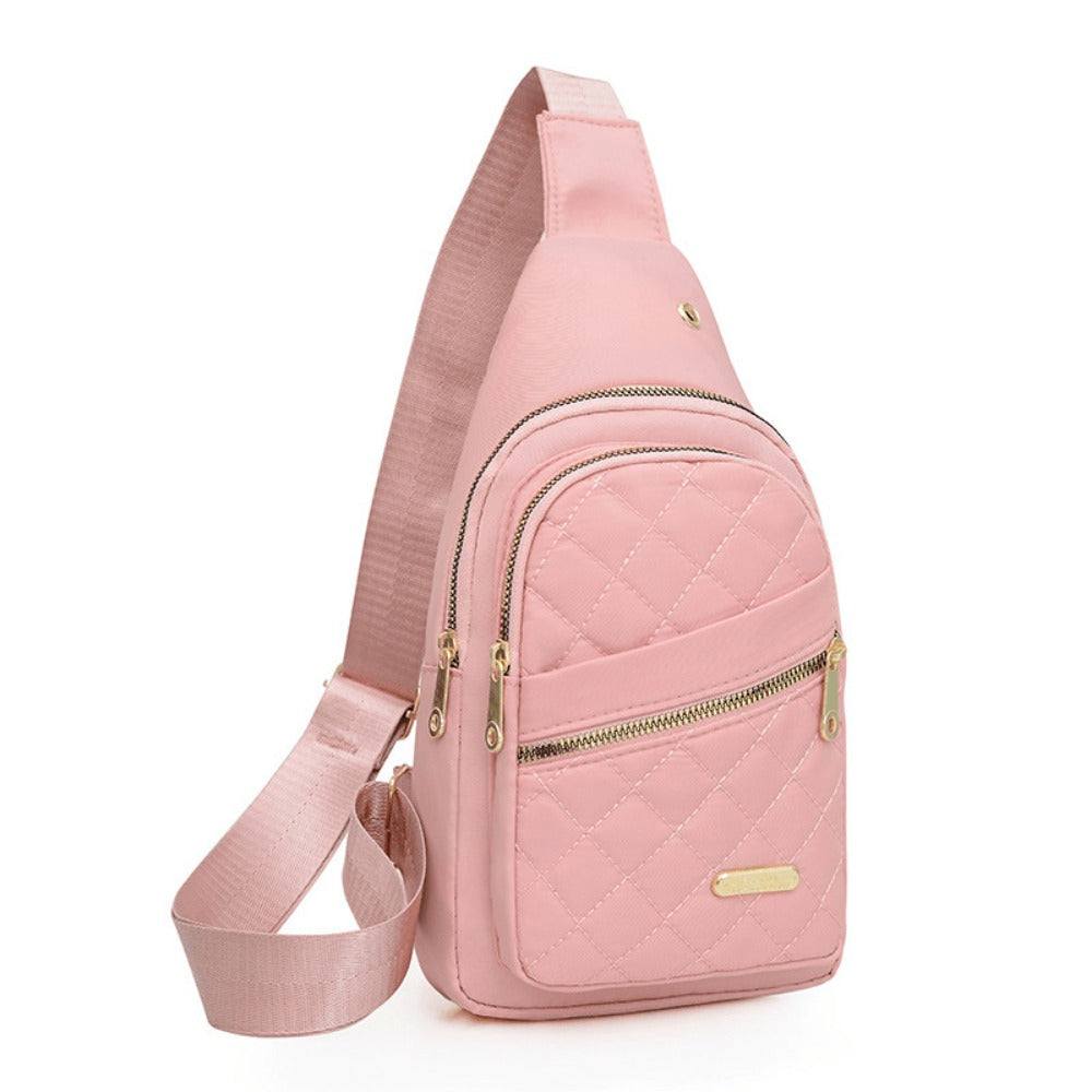 Sling Bag – Nylon, Multi-Pocket, Adjustable Strap, for Travel – detail view 11