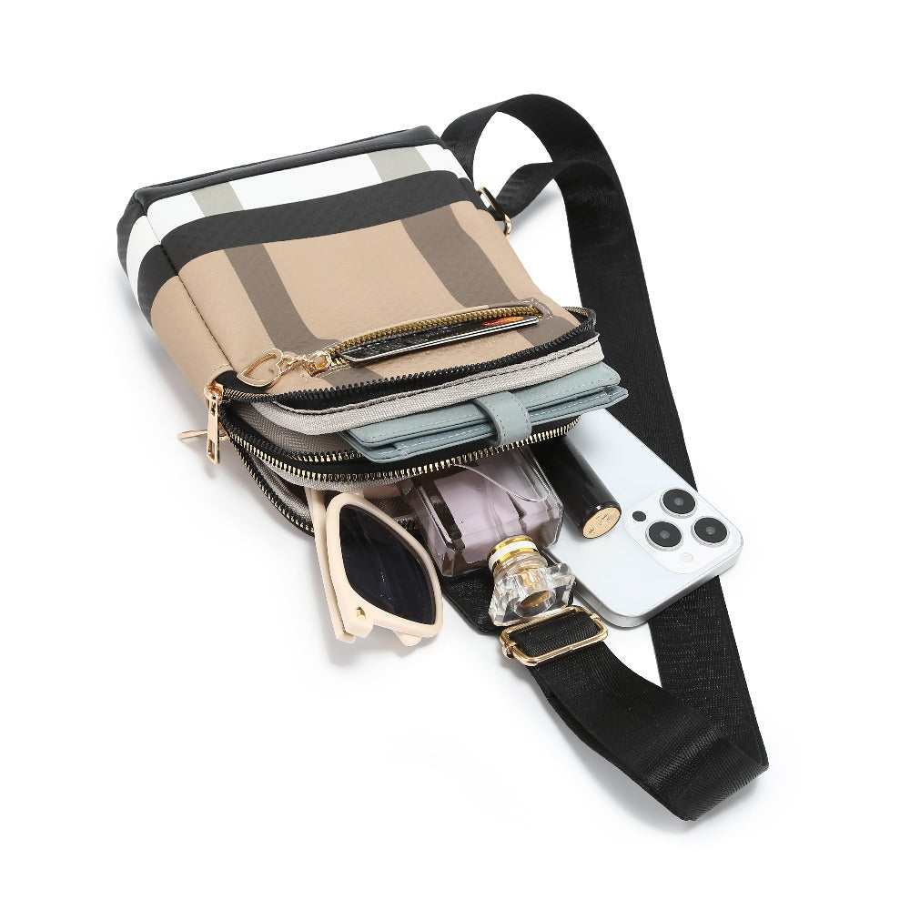 Sling Bag – 4 Colors, PU Leather, Multi Pocket, for Work – detail view 18