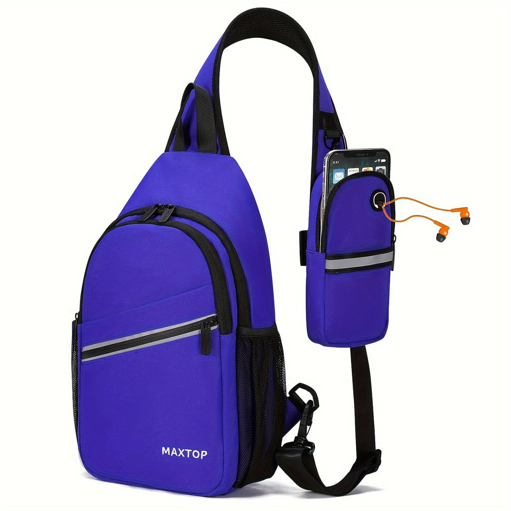 Sling Bag – for Travel, Sling Detachable Phone Pouch Hiking – detail view 23
