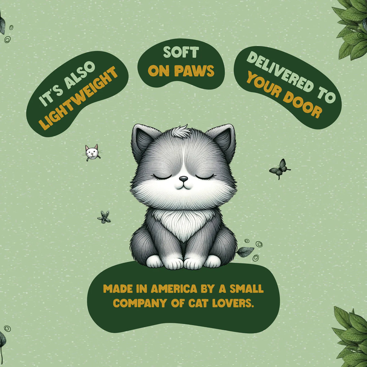 Soft wood fiber cat litter for odor control and low dust, product image 7