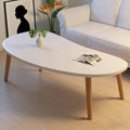 Solid Wood Wood Coffee Table, Modern Accent Table for Living Room