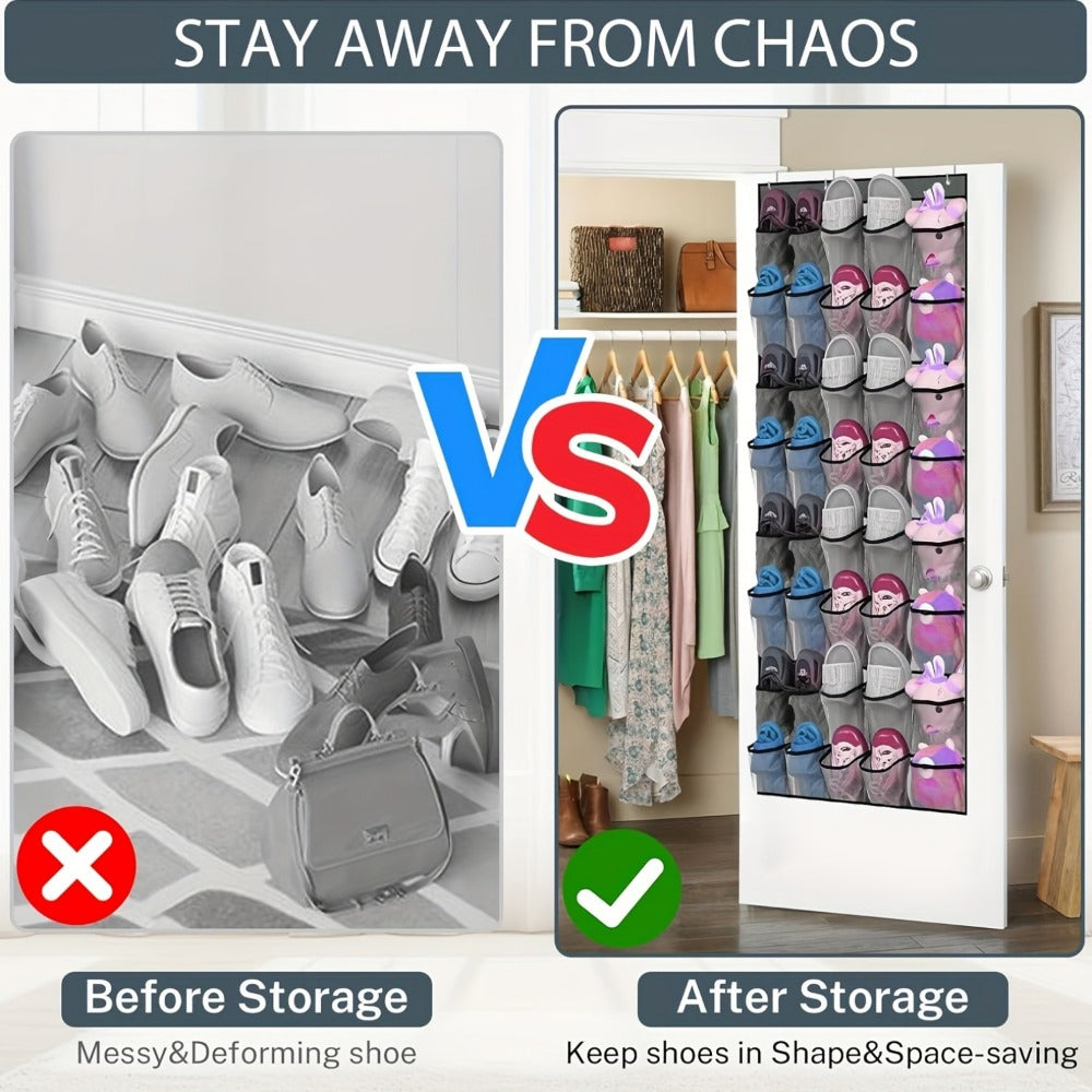 Space-Saving Shoe Organizer for Organized Everyday Storage in Entryway detail image - detail view 4