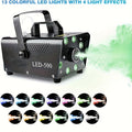 Stage Fog Machine, Remote Control, Dynamic, LED, Colors for Stage and Party Lighting