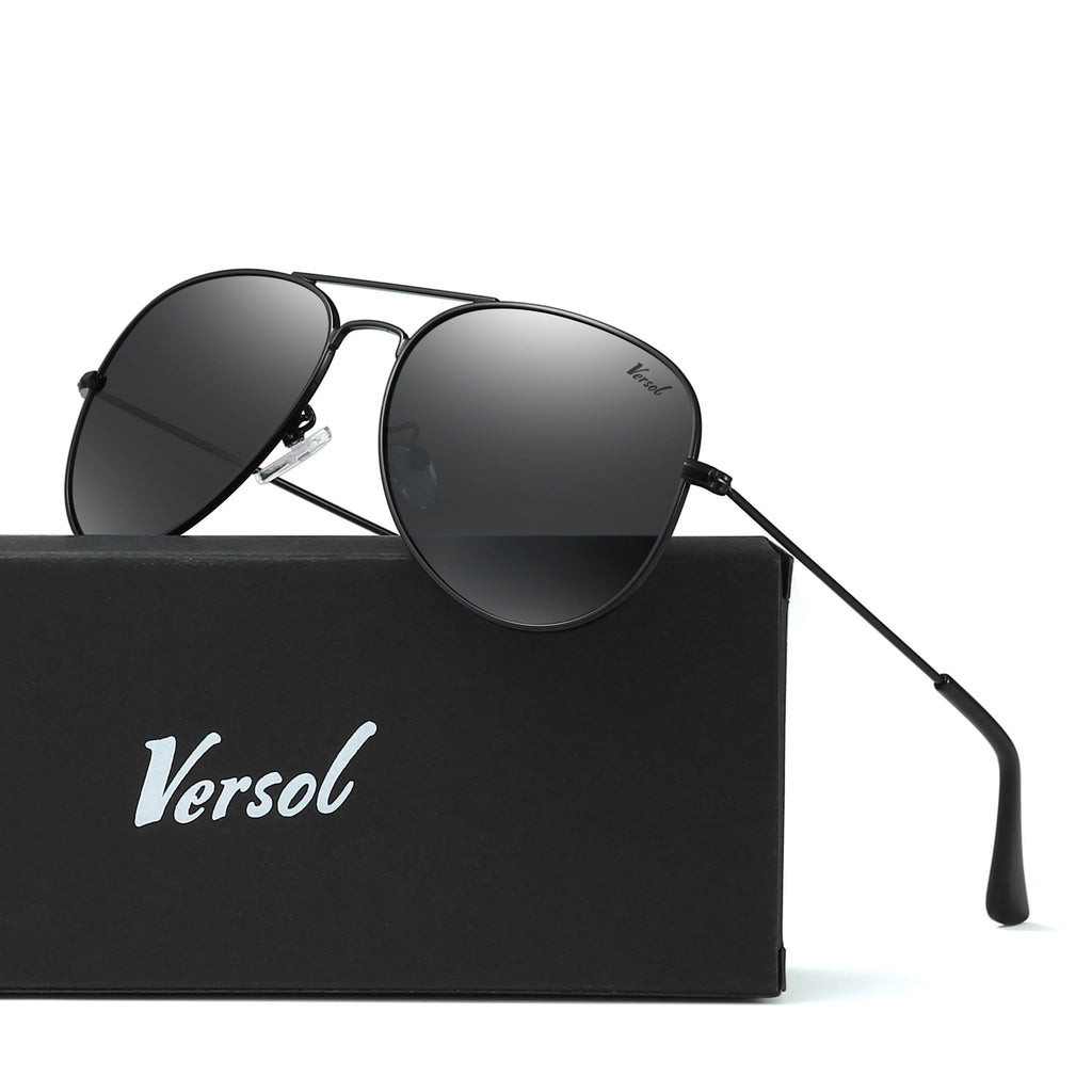 Sunglasses for Men - Aviator Polarized for & Women Mirrored Oversized Pilot Frame 139mm - product detail view 19