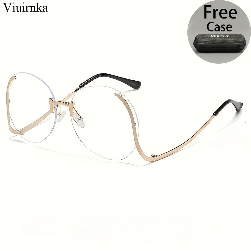 Sunglasses Gradient Sunglasses with Lightweight Gold Metal Frame and 6 Ocean-Inspired Lens Colors for Summer