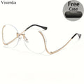 Sunglasses Gradient Sunglasses with Lightweight Gold Metal Frame and 6 Ocean-Inspired Lens Colors for Summer