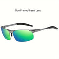 HD Polarized Sunglasses with Ultralight Al-Mg Alloy Frame, UV400 Lenses and 8 Sport Colors