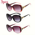Sunglasses Oversized Sunglasses Bulk Set with Lenses, Cat-Eye Frames & 3- or 6-Pack Choices