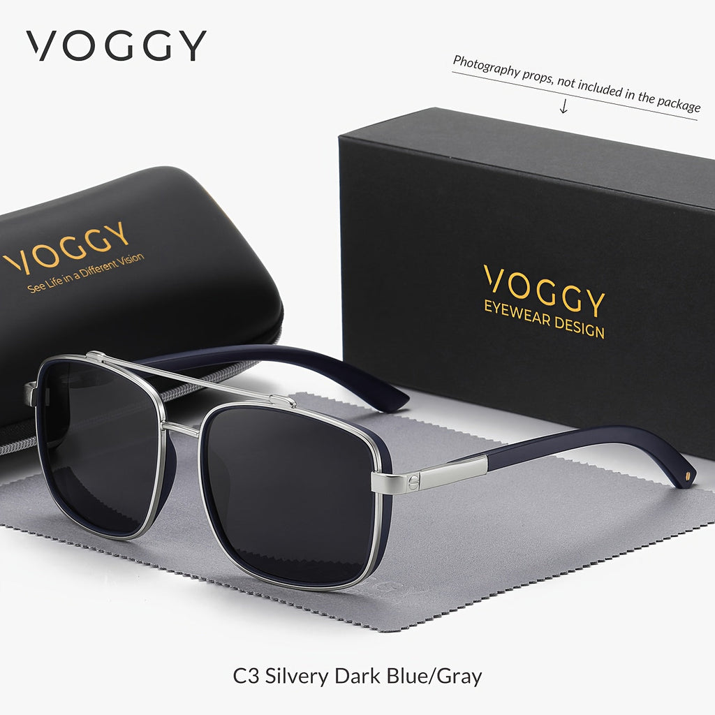Sunglasses for Men - Polarized Pilot Women - Retro Aviator TR90 Metal Frame UV400 Protection - product detail view 16