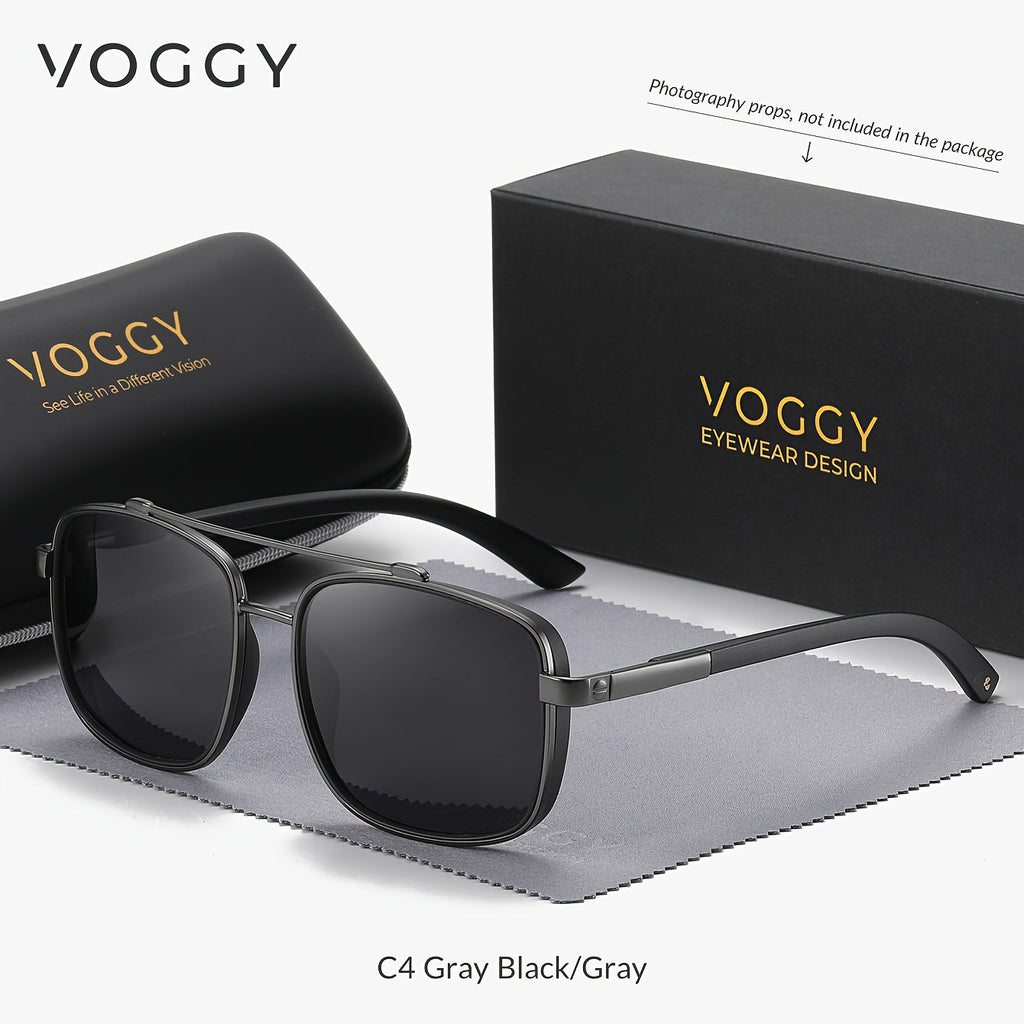 Sunglasses for Men - Polarized Pilot Women - Retro Aviator TR90 Metal Frame UV400 Protection - product detail view 17
