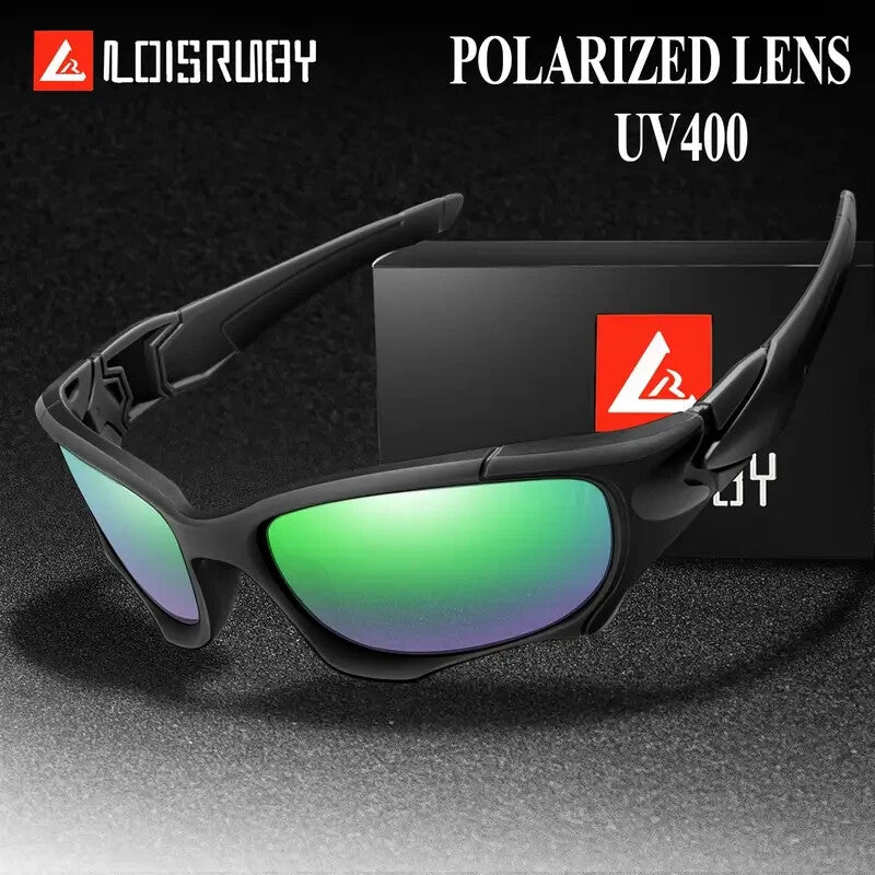 Sunglasses for Men - Polarized Sports UV400 - Lightweight PC Wrap Frame for Women, Anti-Glare - product detail view 18