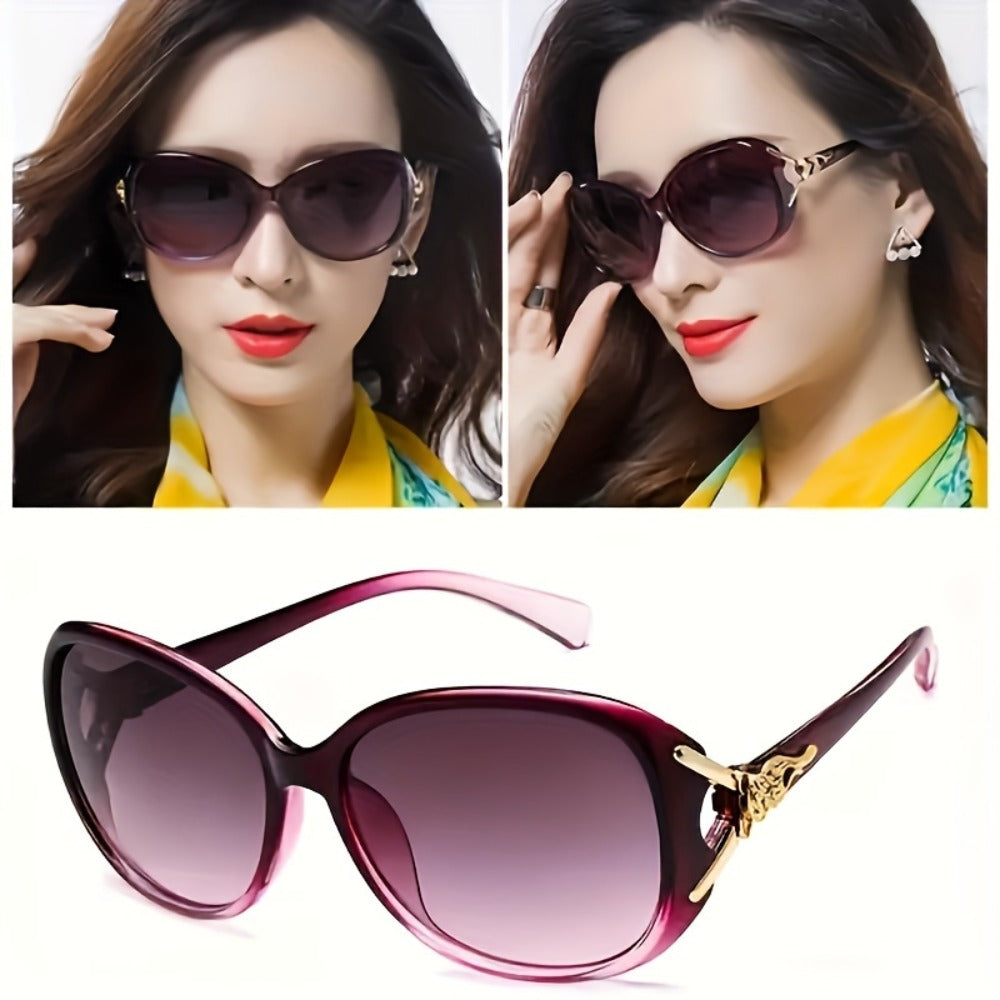 Sunglasses for Women - for UV Protection 3 Pack Trendy Anti-UV Fashion Eyewear Set Lightweight - product detail view 3