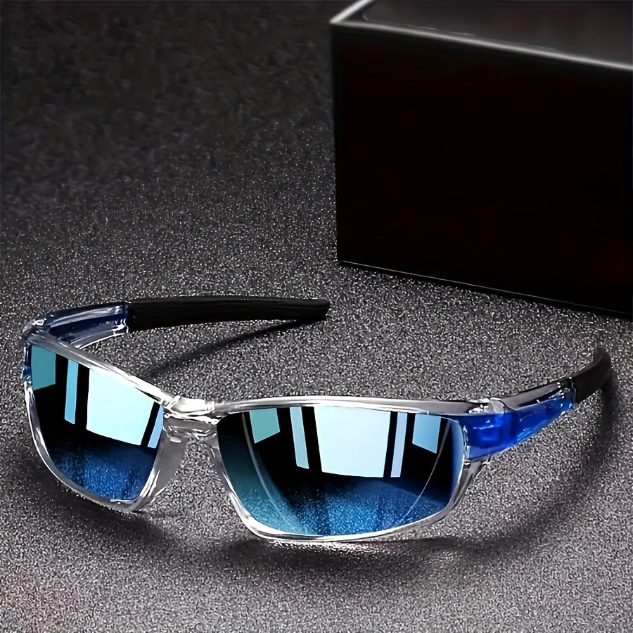 Sunglasses for Men – Wraparound Sunglasses UV400 Retro Chic – TAC Lens PC Frame Unisex Fashion Eyewear Men