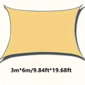 Sunshade Net with Added Privacy for Practical Everyday Home Use in Patio