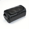 Toiletry Bag Large-Capacity Dopp Kit with Dual Zipper Areas, Carry Handle and Two Brown Color Choices