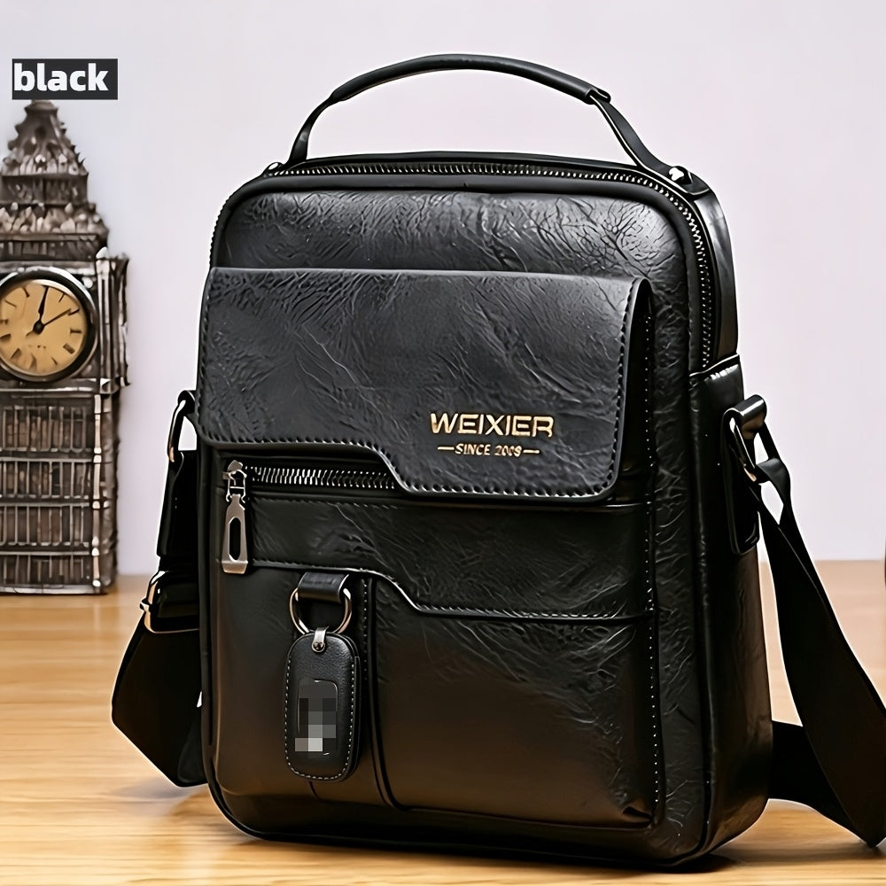 Travel Backpack – Genuine Leather, Large Capacity, Adjustable Strap, for Travel & Work – detail view 13