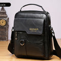 Vintage Leather Travel Backpack with Drawstring Flap, Large-Capacity Heritage Rucksack for Work