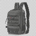 Travel Backpack 20L Fishing Lure Pack with Multiple Hanging Positions in Gray or Black for Outdoor Gear