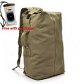 Travel Backpack Canvas Design with Buckle Closure, Phone Pouch and Multiple Compartments with Item-Specific Color, Compartment and Carry