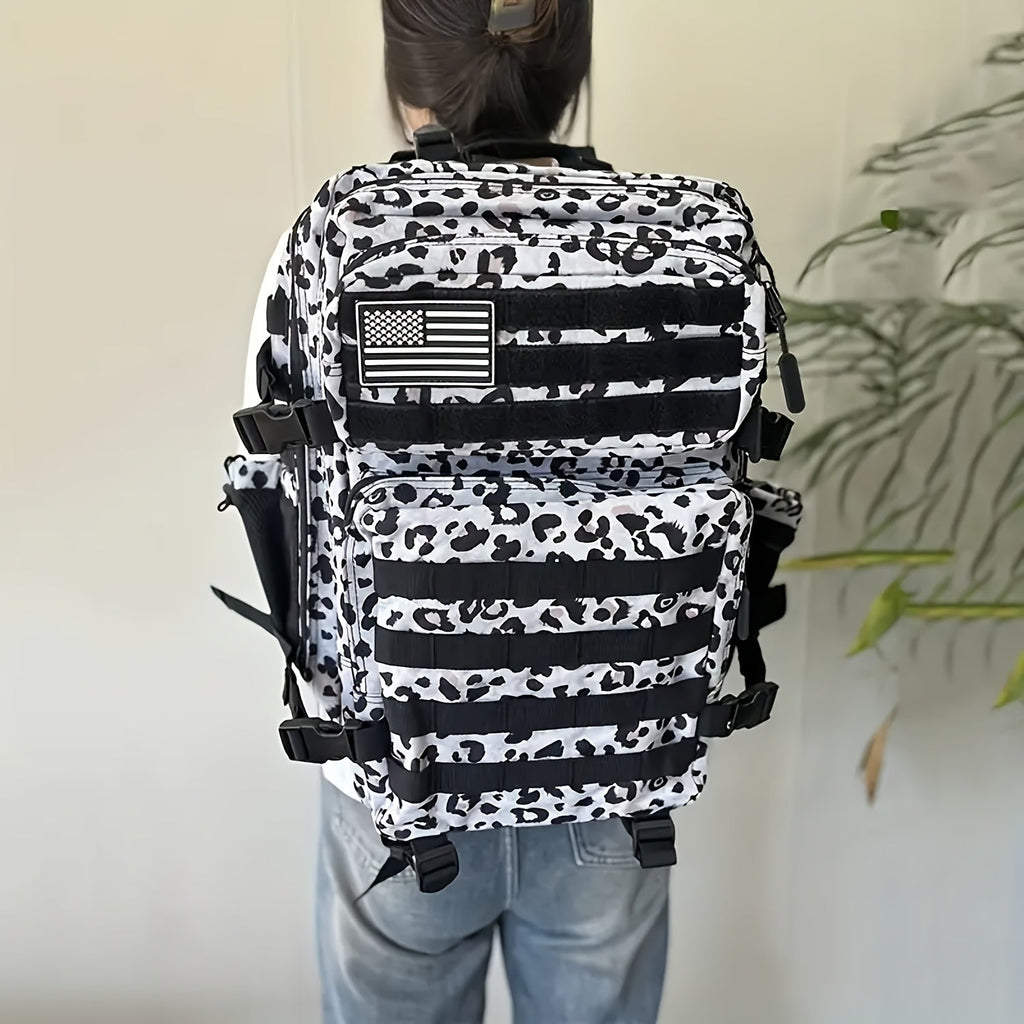 Travel Backpack MOLLE Rucksack with Padded Adjustable Straps in Leopard or Mars Camo with Item-Specific Color, Compartment and Carry Choices