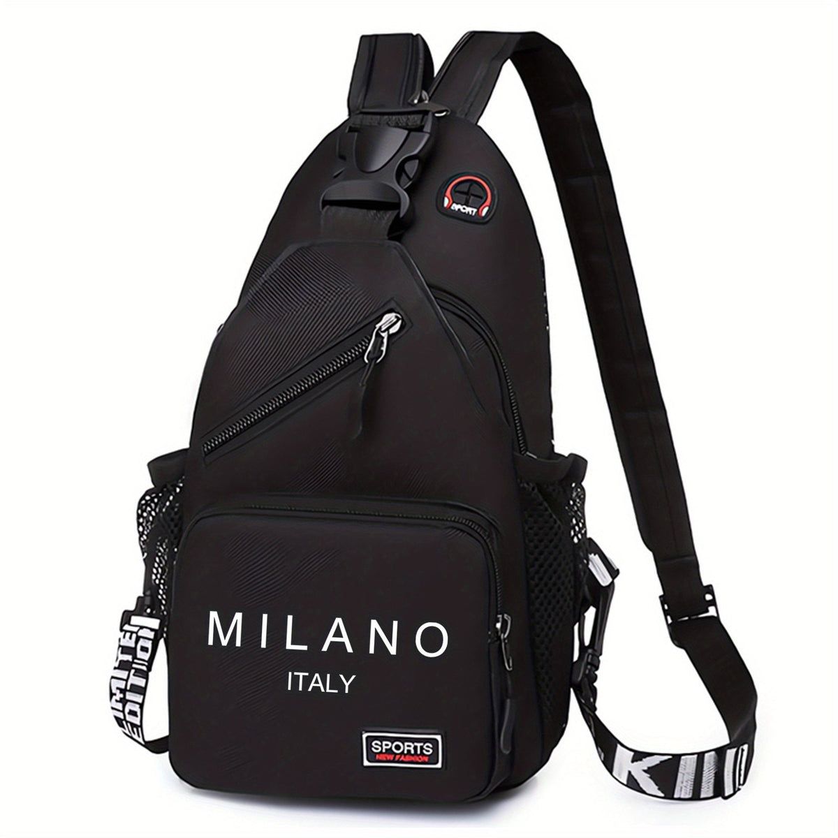 Travel Backpack Convertible Polyester Carryall with Backpack, Crossbody, Shoulder and Tote Modes