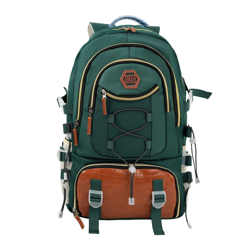Travel Backpack with USB Pass-Through Port, Large-Capacity Organization and Four Color Options for Work and School