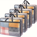 Travel Organizer Bag Clear Extra-Large Storage Set with 4 or 8 Bags, Zippers and 19.81-Gallon Capacity