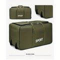 Travel Organizer Bag Foldable Large-Capacity Rolling Storage Duffel with Wheel Options in Six Styles