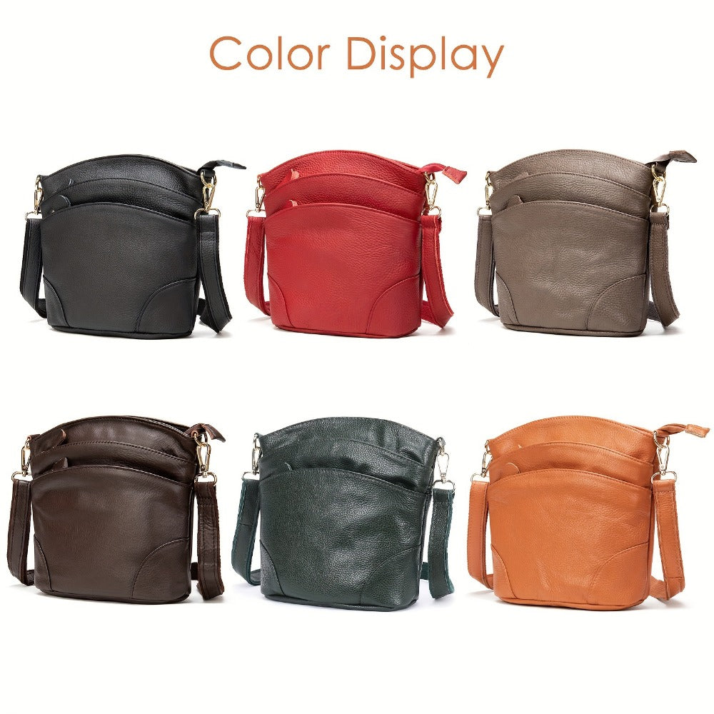 Travel Organizer Bag – Genuine Leather, Adjustable Strap, for Travel & Work – detail view 17