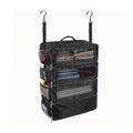 Travel Organizer Bag Four-Layer Hanging Organizer with Dual Hooks, Multiple Pockets and Foldable Design