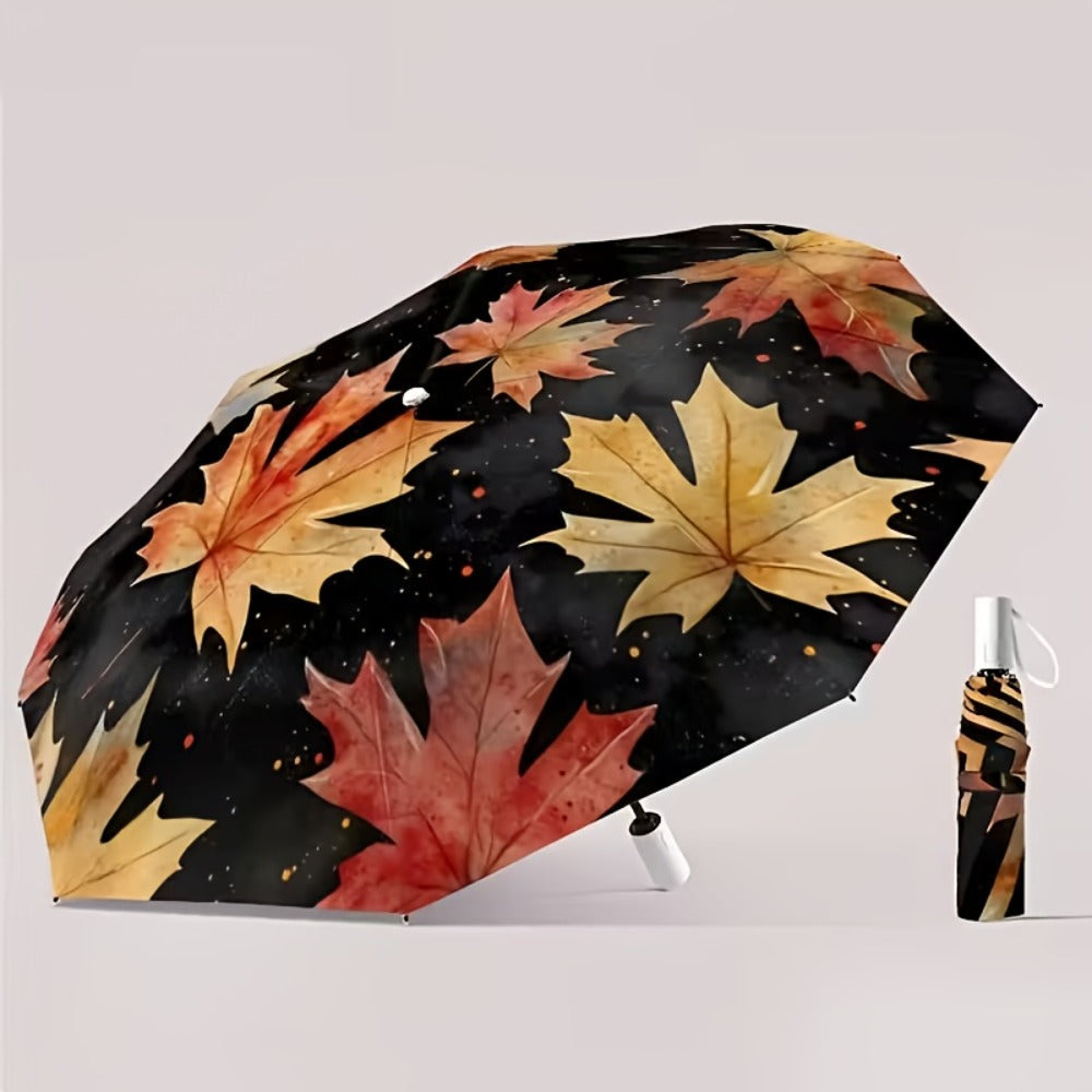 Travel Umbrella – Soccer Ball Print Folding Umbrella – detail view 2