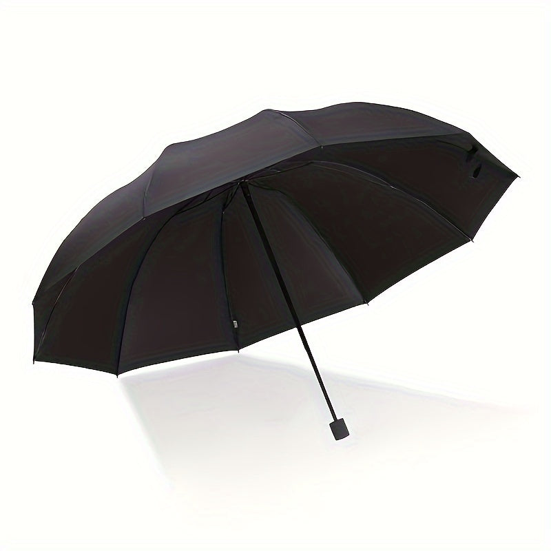 Travel Umbrella 12-Rib All-Steel Folding Model with + Canopy in Four Classic Color Options