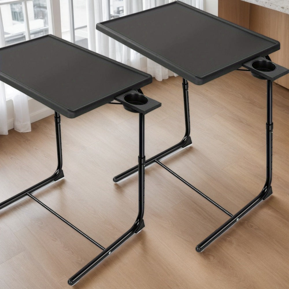 TV Trays and Folding Tables, Adjustable Folding TV Tray Table with 6-Level Height & 3 Tilt shown in the main product view