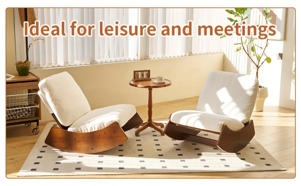 Upholstered Solid Wood Accent Chairs And Glider Chairs for Living Room and Bedroom detail image - detail view 22
