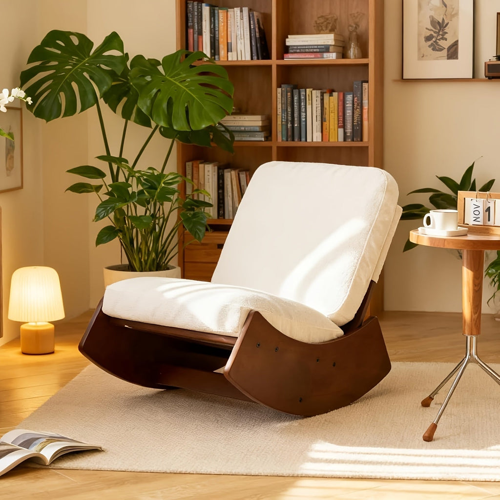 Upholstered Solid Wood Accent Chairs And Glider Chairs for Living Room and Bedroom