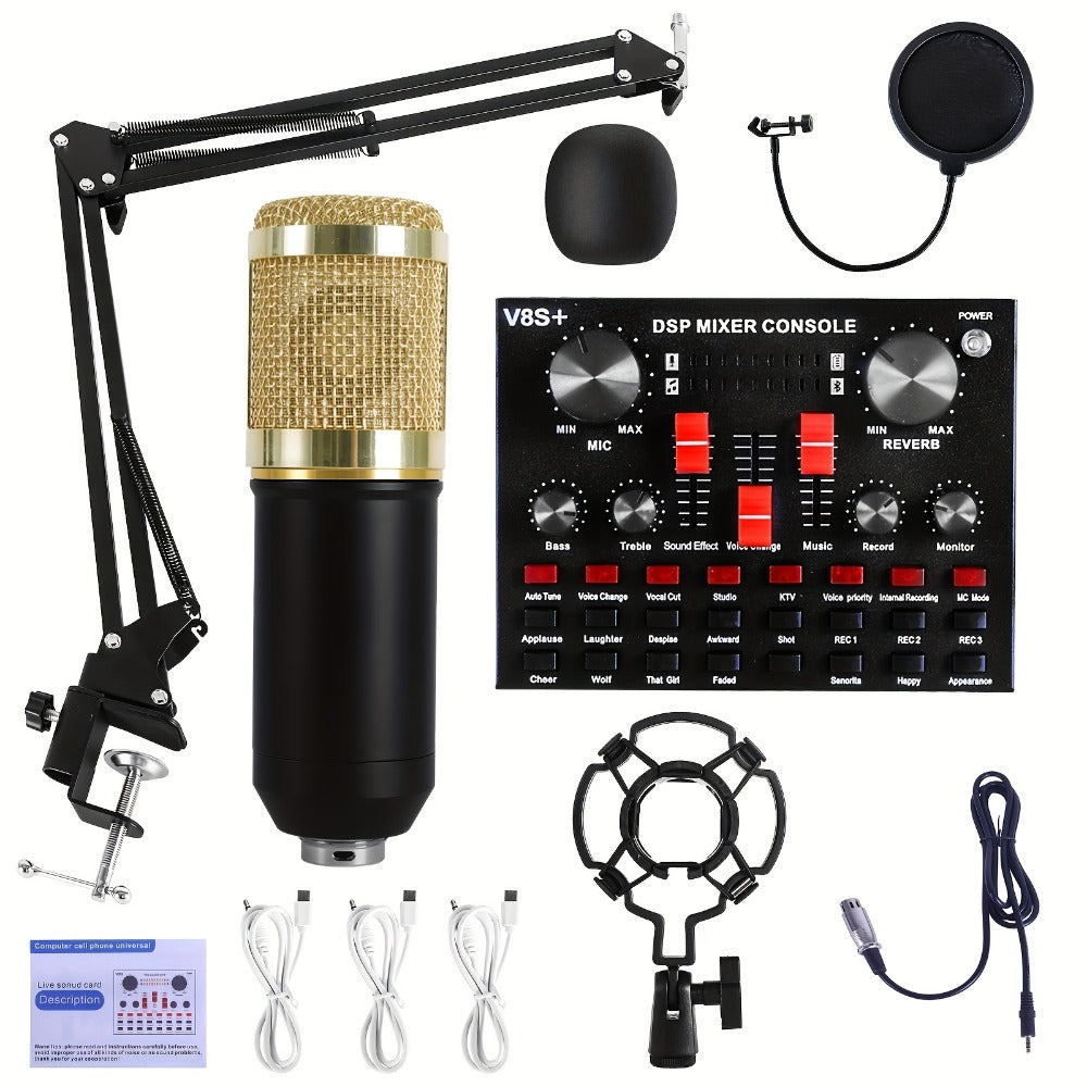 USB Audio Interface, 36V, USB, Podcast, Equipment, Bundle for Recording and Streaming detail image - detail view 9