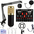 USB Audio Interface Five-Configuration Podcast Mixer and Microphone Set with USB-C and Wireless Options